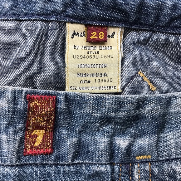 7 For All Mankind Denim Cargo Skirt Size 28 - Picture 9 of 10